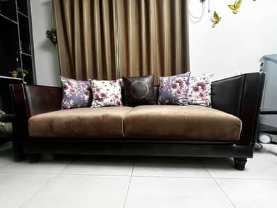 Wooden Sofa Set / Lounge Sofa Set / Poshish Sofa Set / Sofa Set