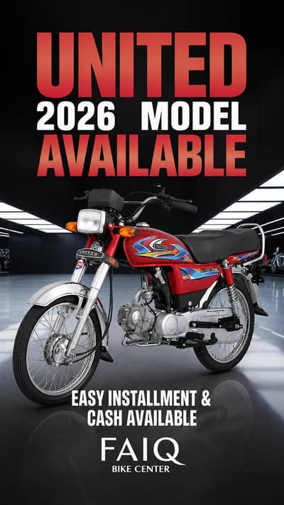 United 2026 Model Available on Installment and cash