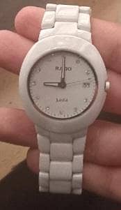 Rado Men,z Ceramic Jubile Watch white colour.