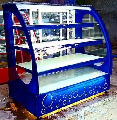 Bakery Counter Food Display Showcase,Chiller ,Salad Bar Steel Counter