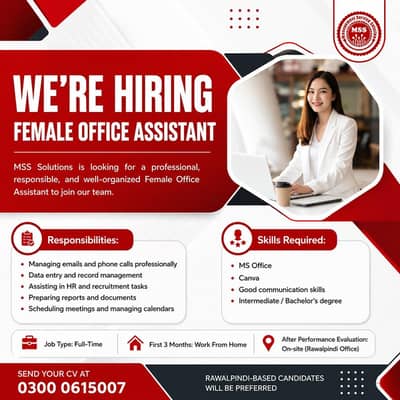 Office Asistant - Remote