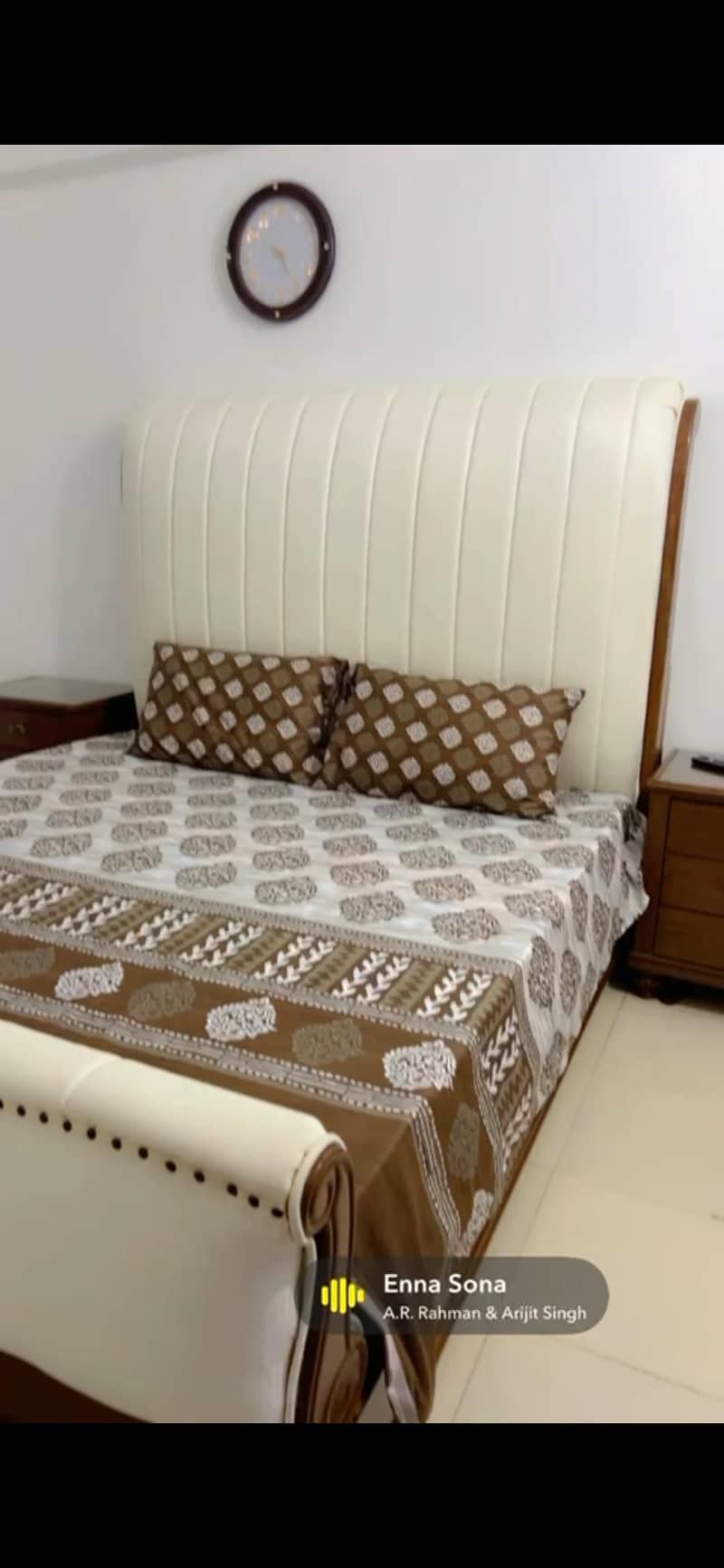 bed with side table 1