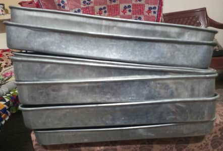 Steel (Jist) Trays (18 inch x 12 inch) - Set of 7