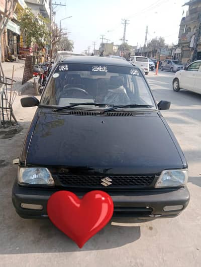 Suzuki Mehran VX 2012 black & yellow cab