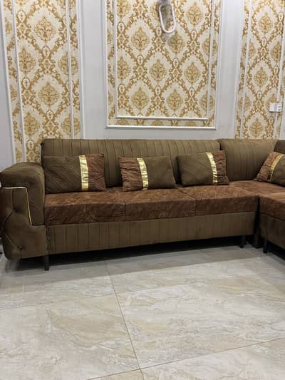 6 seater L Shaped sofa