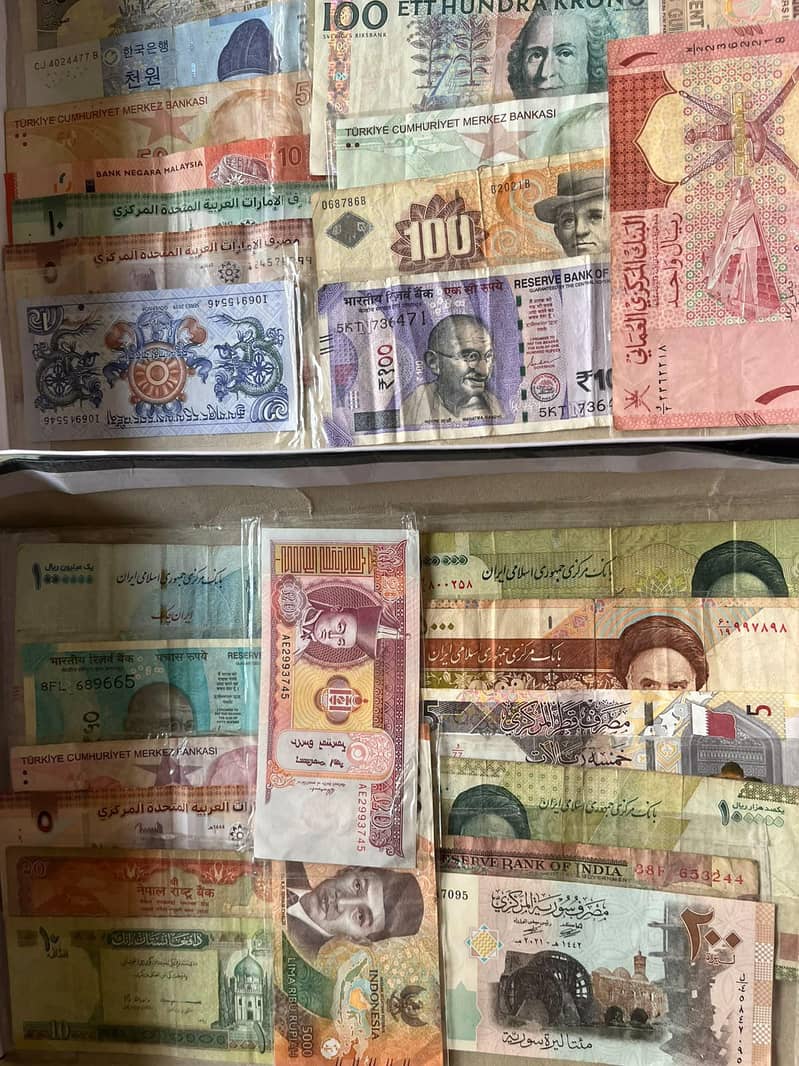 different counterys notes available 9