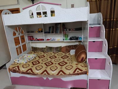 bunker bed for kids with mattress