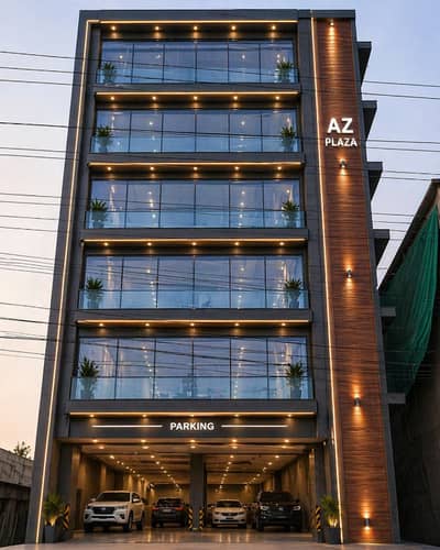 1 KANAL COMMERCIAL PAID 7 STORY BUILDING WITH BASEMENT PARKING