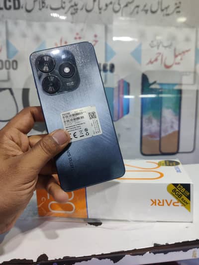 Tecno Spark 20C with box 4+4 total 8GB ram 128GB Mamry