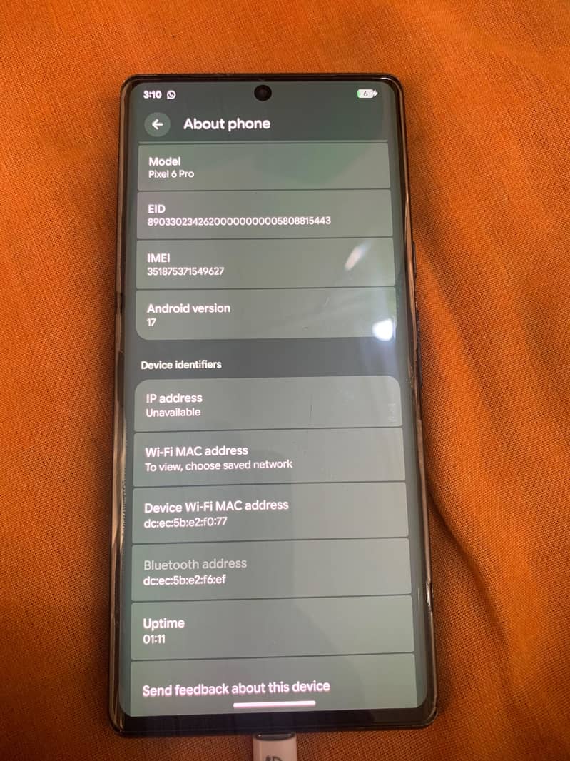 Google Pixel 6 Pro 6