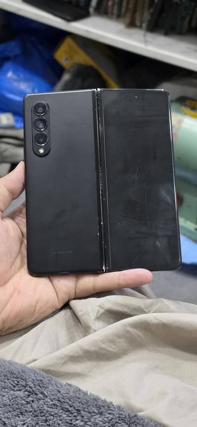 Samsung Z fold 3 PTA Approved Both screen Working