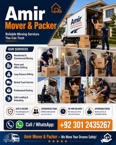 Goods transport | house shifting | Mover and packers Safe & Reliable