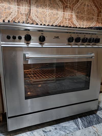 5 burner cooking range