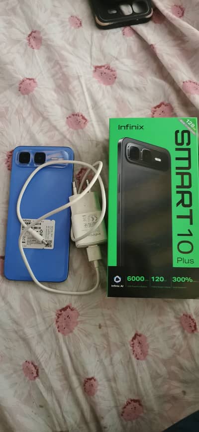 Infinix smart 10 Plus 10 by 10 condition 5 month warranty