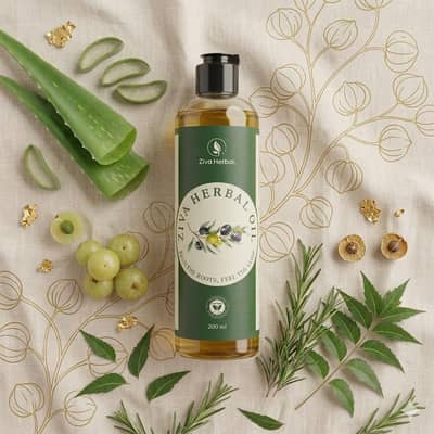 Herbal Hair Oil 200ml with Free Shipping