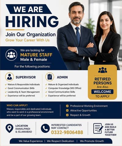job available male and female