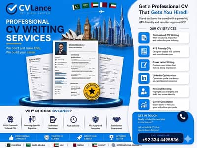 Professional CV Writing Service | ATS CV| Gulf, UK, Canada | Pakistan