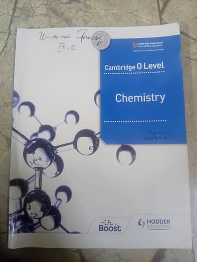 Cambridge O Level Chemistry Book HOODER EDUCATION