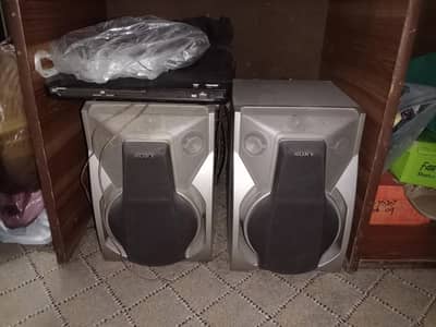 Sony speakers with Hifi component system