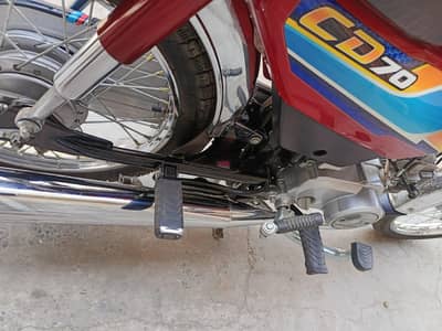 Honda CD70 Red Color Mint condition Urgent Sale