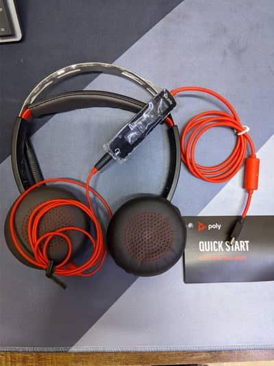 Plantronics poly c5220 type c calling noise cancellation headset (new)