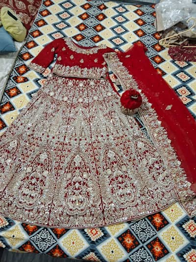 bridal lehanga  (Totally hand mand embroidery)