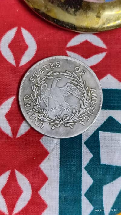 USA 1798 LIBERTY DOLLAR COIN, USA OLD COIN, USA RARE COIN, ANTIQ COIN