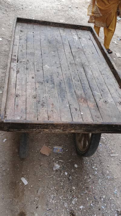 Wooden Loading Cart / Rehra (Thela)