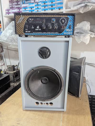 amplifier china + speaker 12