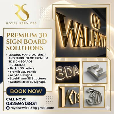 3D,Signage, LED,Signboard,Alphabet,Neon,Sign,Shop, Branding,Vinyl