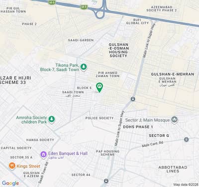 PLOT IN PIR AHMED ZAMAN TOWN BLOCK-
