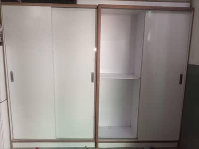 WARDROBE + CABINET+ OFFICE TABLE  (See Description for all details)