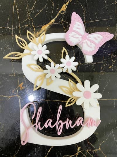 Custom 3D Printed Name – Personalized Name Sign