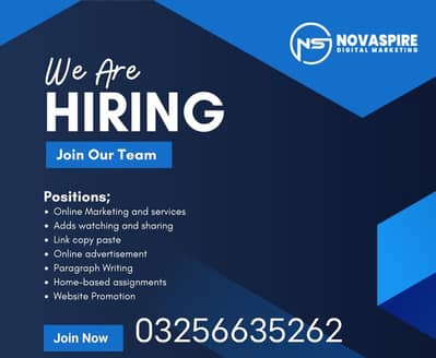 Part time|Full time| |Home Based Work|For Male & Female| Online Jobs