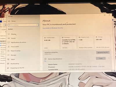 i7  4th gen PC