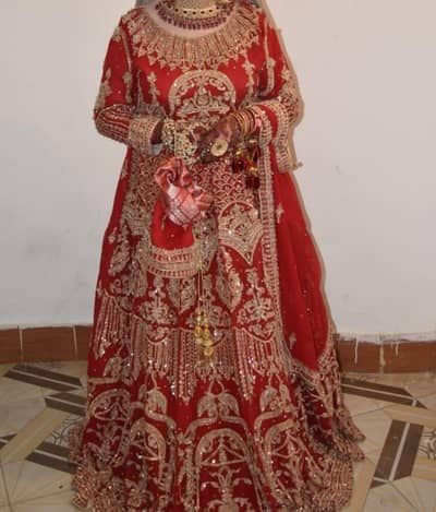 Lehenga bridal dress with Maxi