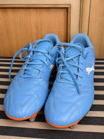 Puma Avant football studs and shoes.