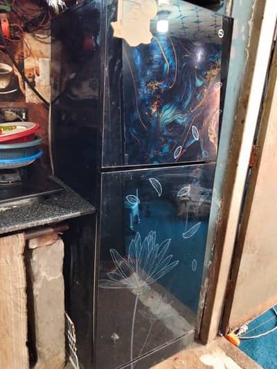 pel fridge Glass door