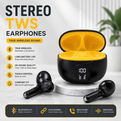  Wireless Earbuds – Premium Sound, Amazing Price! 