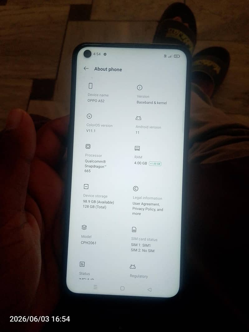 OPPO A52 6