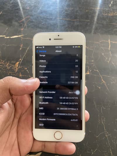 I Phone 7 Pta approved 256 Gb