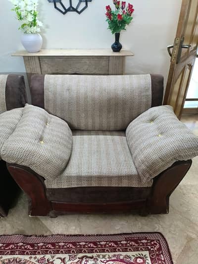 2 Single Big Sofa