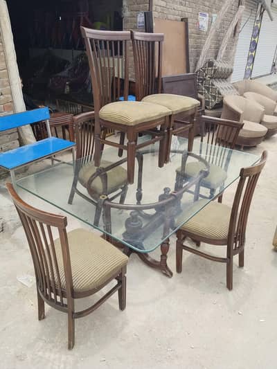 dining table with six chairs/dining table with chairs for sale