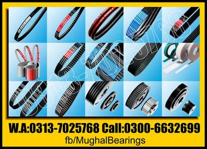 timing belts - v Belts - round belts - flat belts