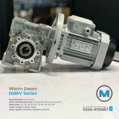 Brand New | Gear Motors |Motors| Small & Medium Reduction Motor |VFD’s