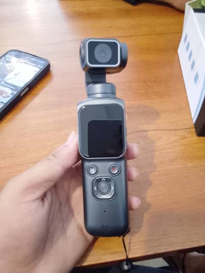4K Pocket Camera with Gimbal Stabilization – Like New