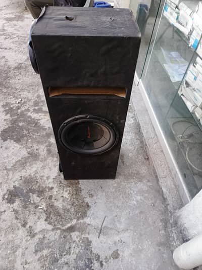 2 speakers 1 boofer 4 channel amp set box