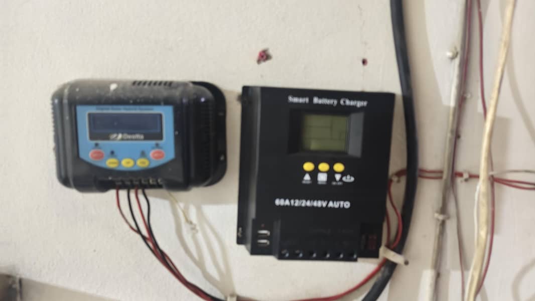 solar panels and controller 2