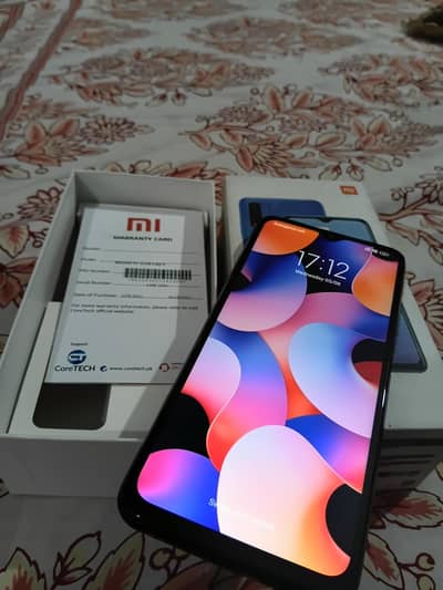 redmi 9t 4 128 box charges 10 by 10 condition