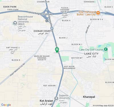 4 Marla, Commercial Plot on Broad Way Commercial, B Block, Al Kabir Phase-2, Raiwind Road